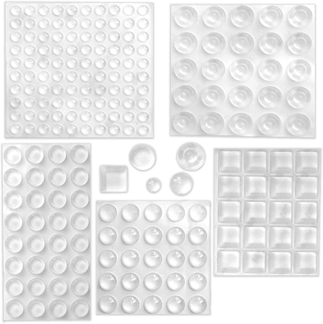 3 M Self-Adhesive Grid Pattern Silicone Rubber Mat for Base Anti-Skid and Shockproof Silicone Gasket