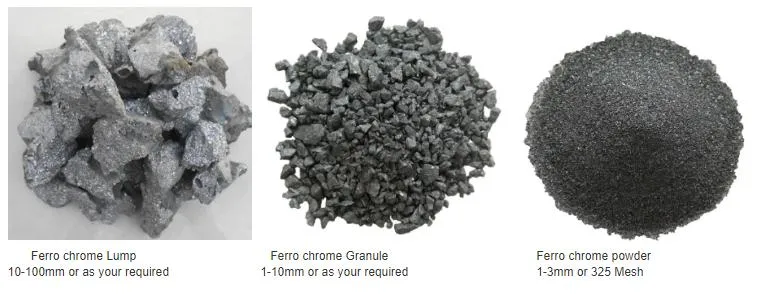 Minerals Metallurgy Ferrochromium Alloy Fecr Ferrochrome Low/Medium/High Ferrochrome