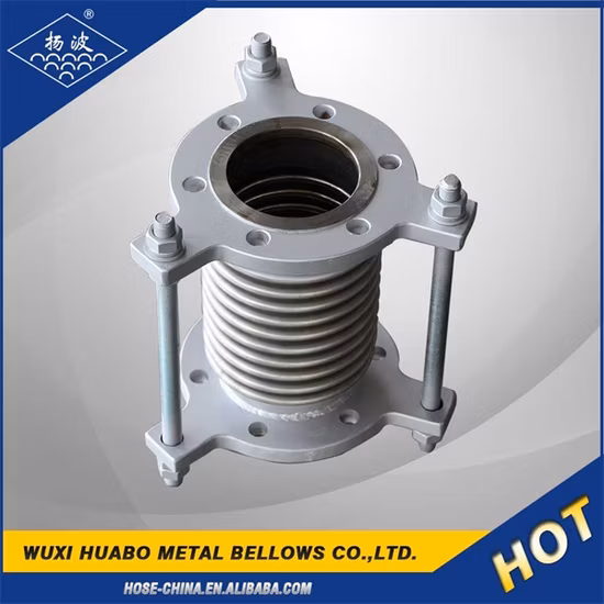 Metal Bellows Corrugated Compensator with Flange End