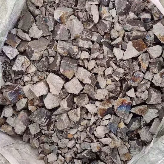 Huanjiang Femn Furnace Charge Manufacture Supply Metallurgy Ingredients10-50mm Ferromanganese Low Price Per Kg Free Sample Ferro Manganese Femn Hc with MSDS
