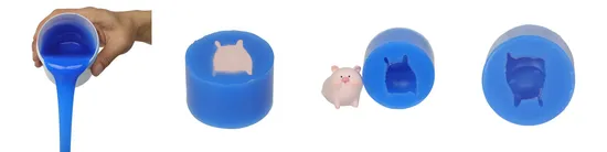 Easy Molding Liquid RTV-2 Silicone for Handmade Candle Moulding Food Grade Silicone